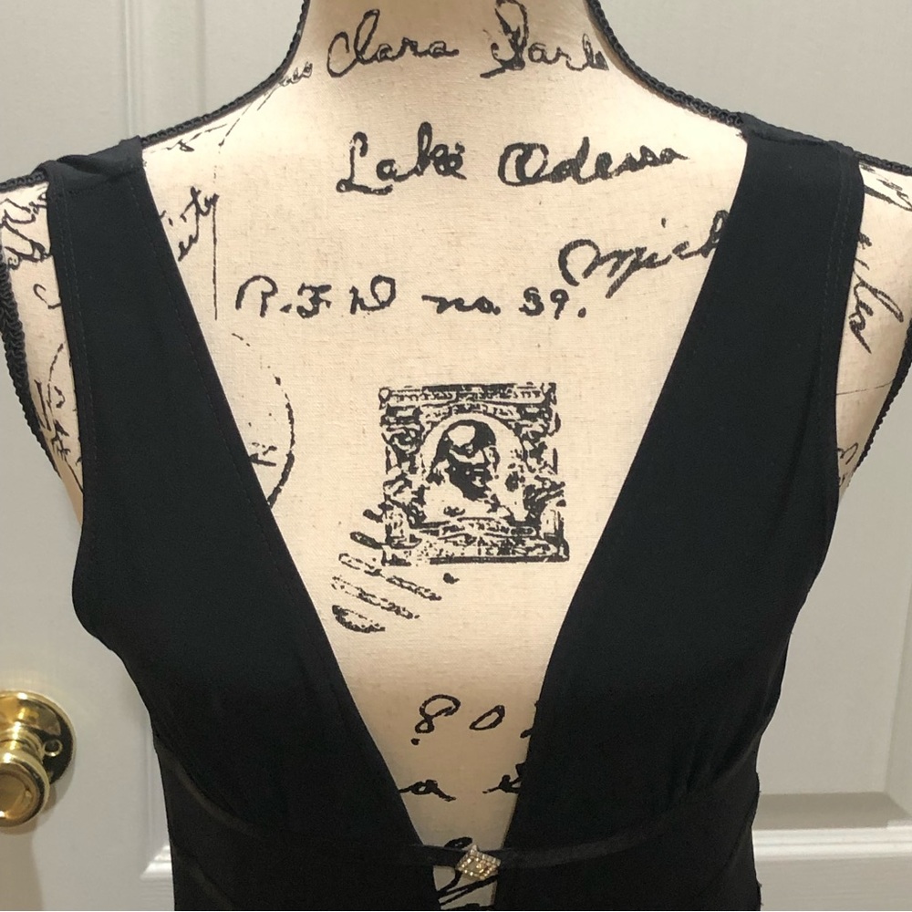 Women’s size Large Carolina Black Cocktail Dress- $12 - Picture 6 of 8